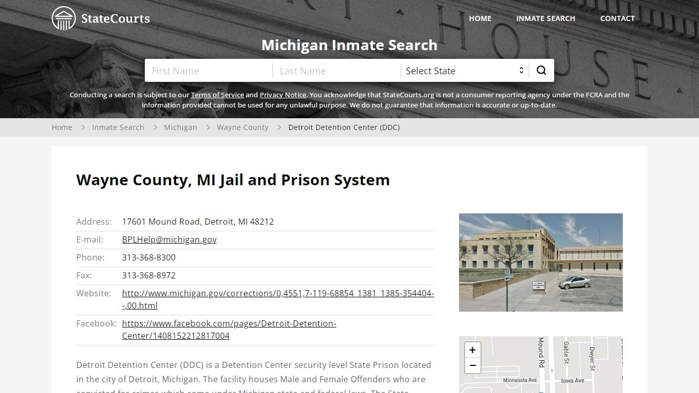 Wayne County, MI Jail and Prison System